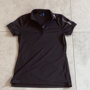J. Lindeberg Black polo t-shirt excellent condition barely worn